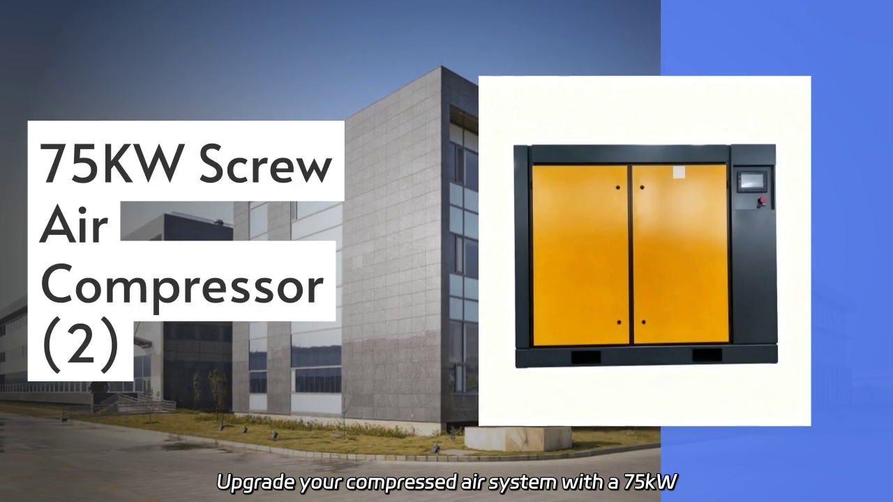 75KW Variable-Frequency Direct-Drive Screw Air Compressor