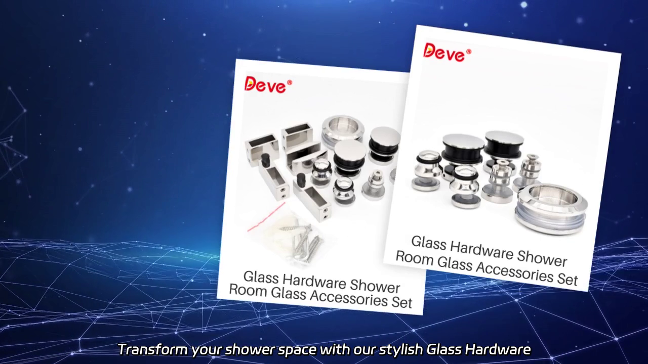 Glass Hardware Shower Room Accessories Set - Stylish and Customizable Solutions