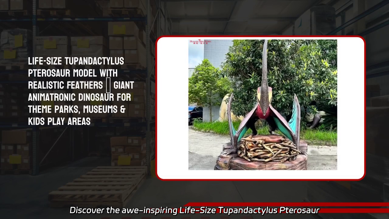 Life-Size Tupandactylus Pterosaur Model
