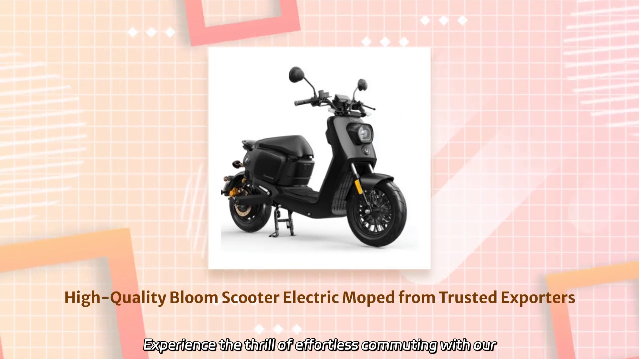 Discover the High-Quality Electric Moped Experience with Bloom Scooter