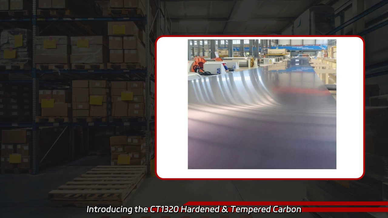 CT1320 Hardened & Tempered Carbon Steel Belt: Durability Meets Smooth Finish