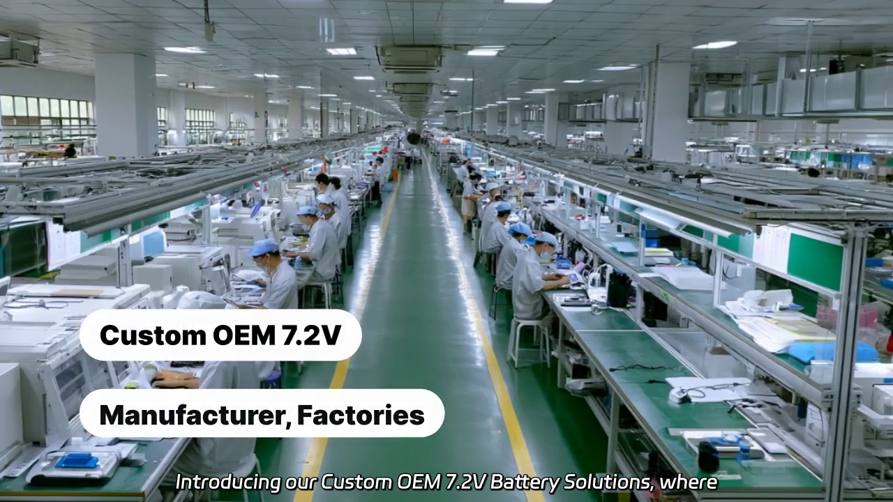 Custom OEM 7.2V Battery Solutions