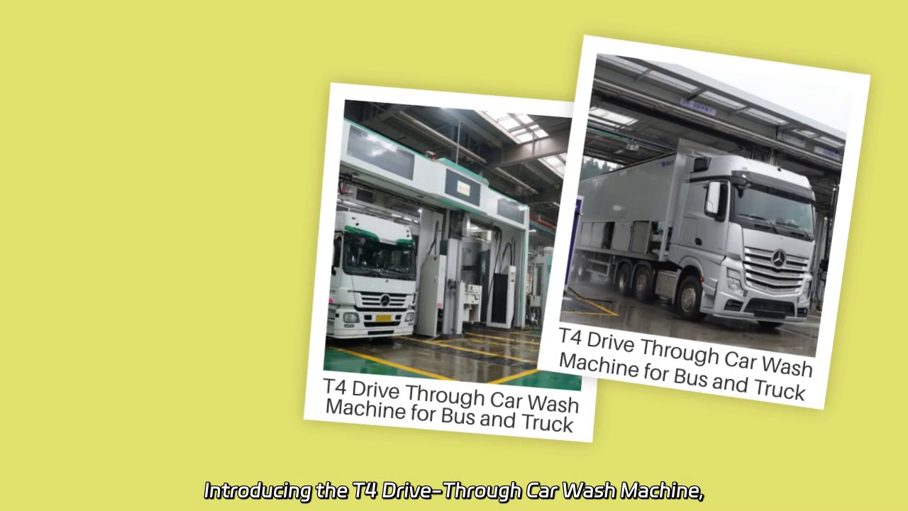 T4 Drive Through Car Wash Machine for Large Vehicles
