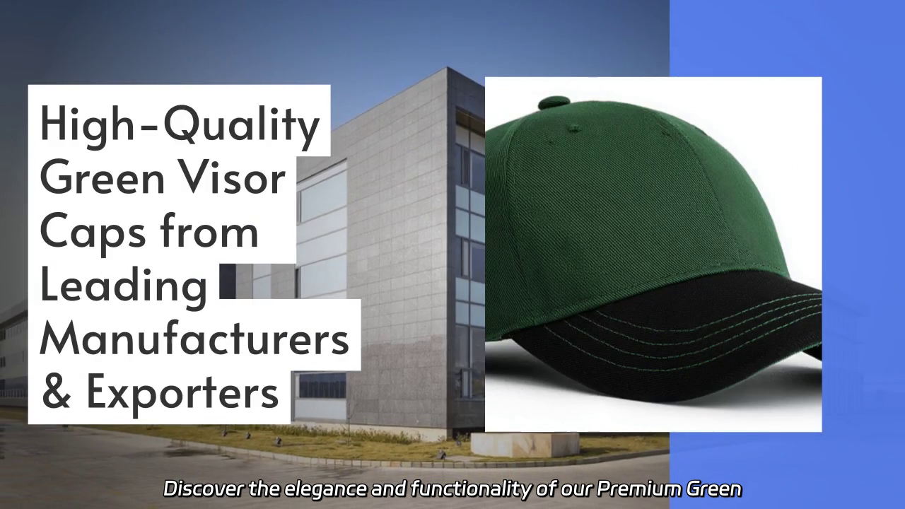 Premium Green Visor Caps by Top Manufacturers