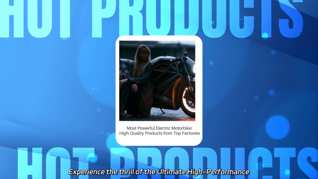 Ultimate High-Performance Electric Motorcycle: Unleashing Power and Quality