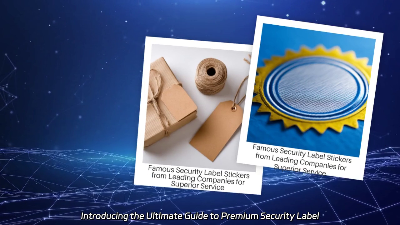 Ultimate Guide to Premium Security Label Stickers for Enhanced Protection