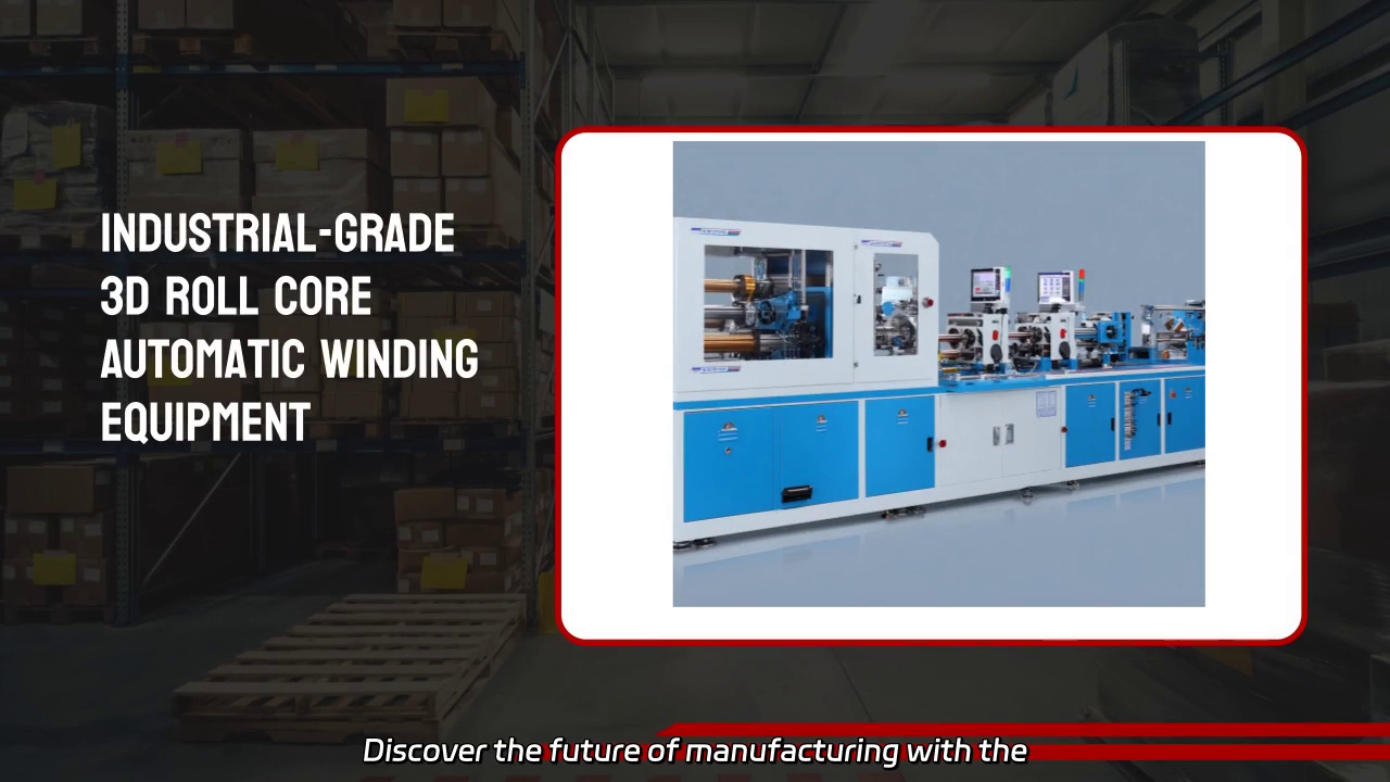 Automatic 3D Roll Core Winding Machine: Precision Coiling for Enhanced Efficiency