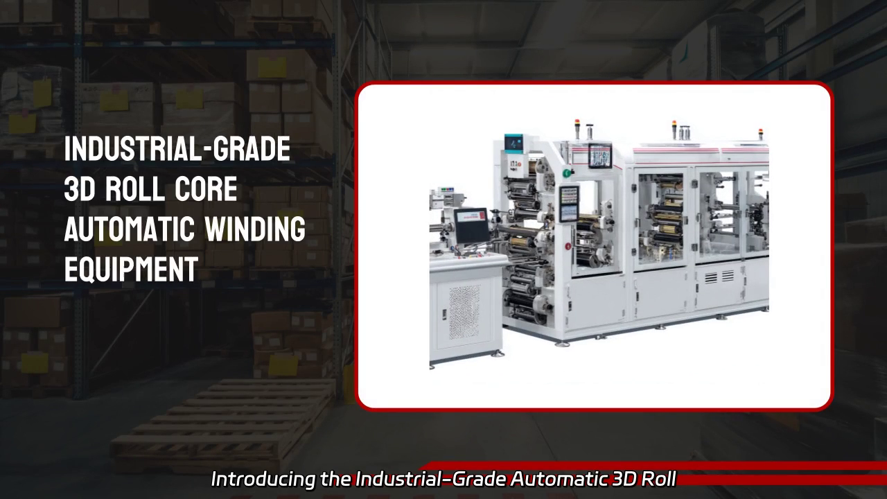 Industrial-Grade Automatic 3D Roll Core Winding Machine: Precision Coiling for High Efficiency