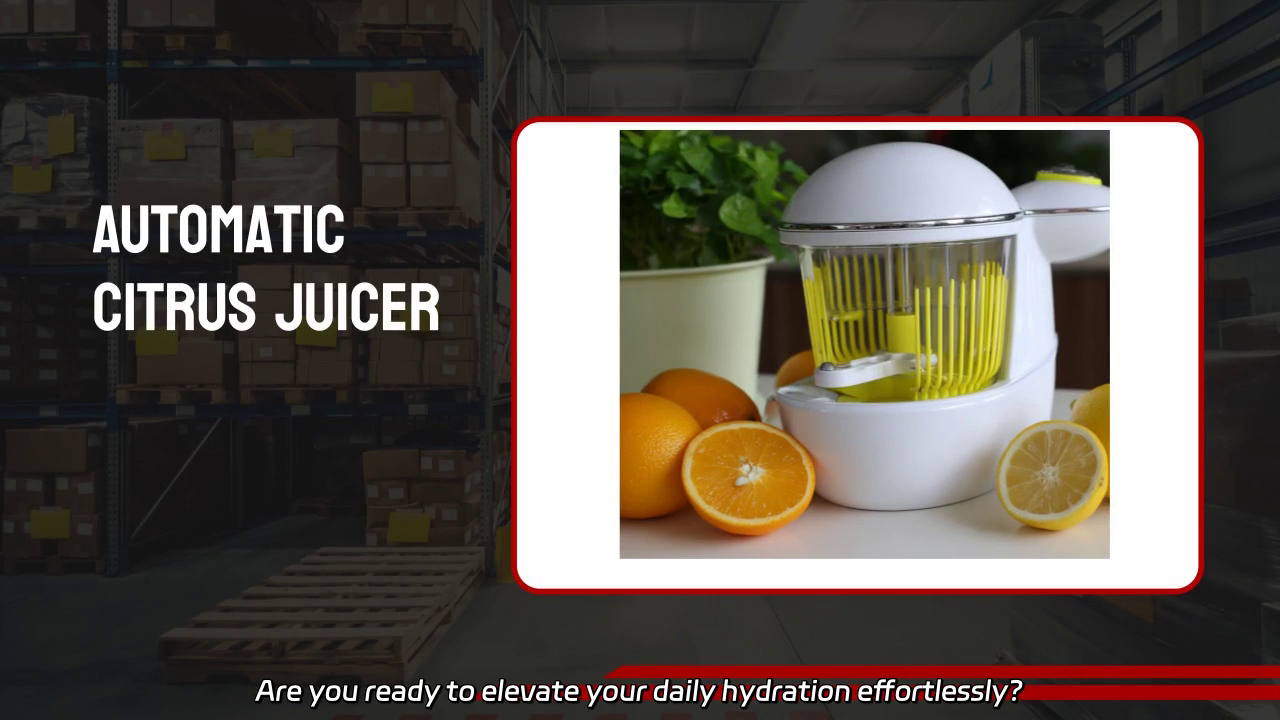 Easy Clean Automatic Citrus Juicer for Healthy Living