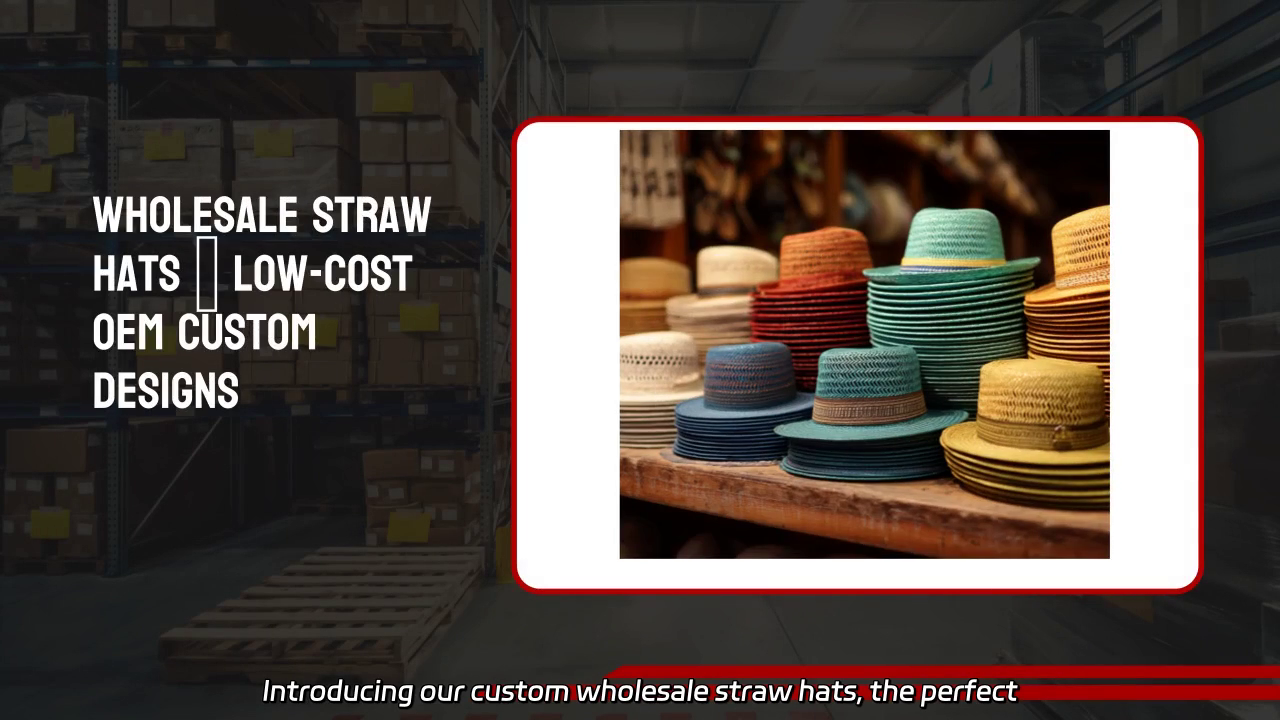 Custom Wholesale Straw Hats: Affordable Styles for Every Occasion