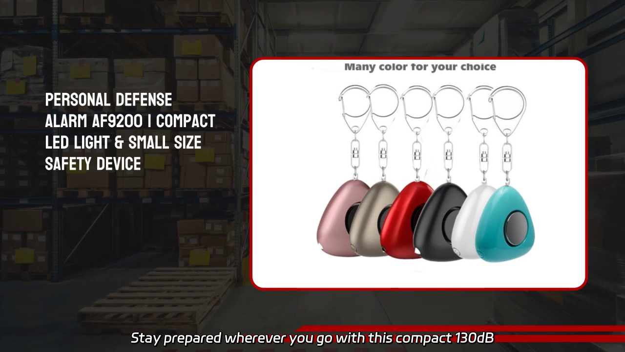 130dB Personal Defense Alarm