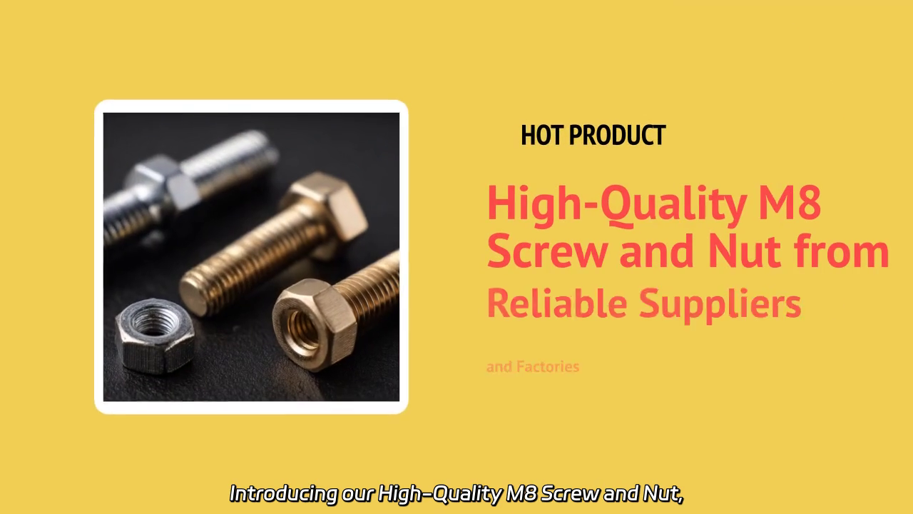 High-Quality M8 Screw and Nut