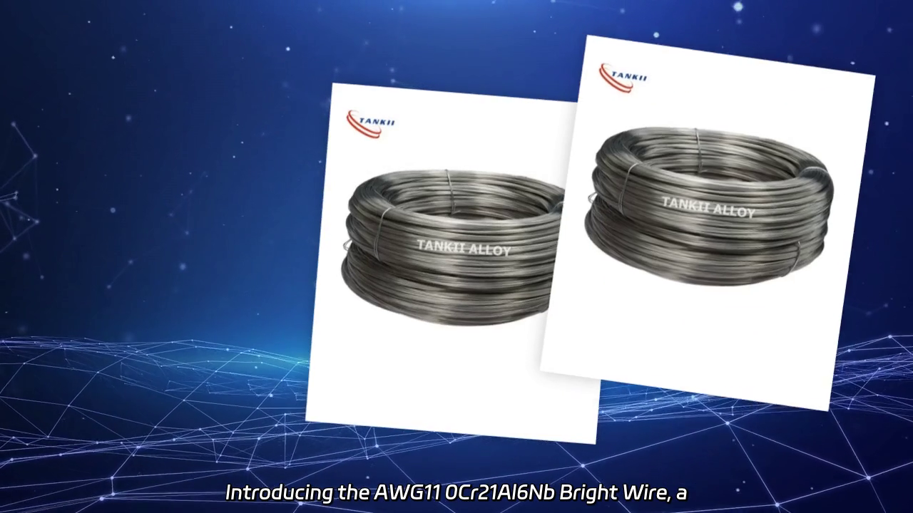AWG11 0Cr21Al6Nb Bright Wire for Electrical Resistances