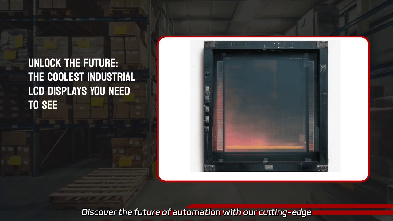 Revolutionizing Automation: Explore the Best Industrial LCD Displays