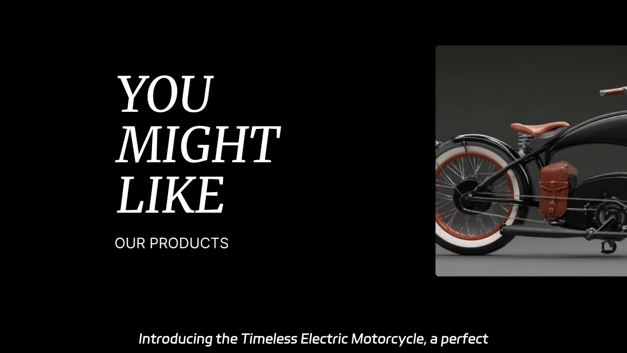 Timeless Electric Motorcycle Design