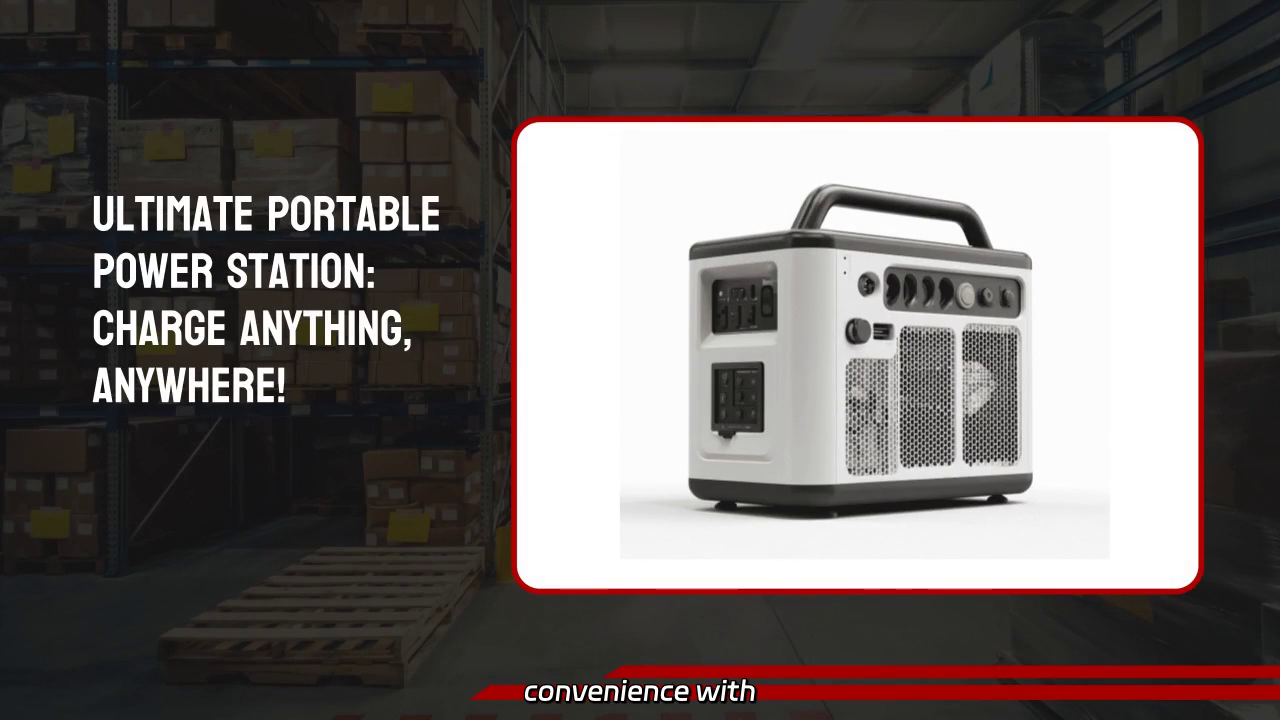 Ultimate Portable Power Station: Charge Anywhere