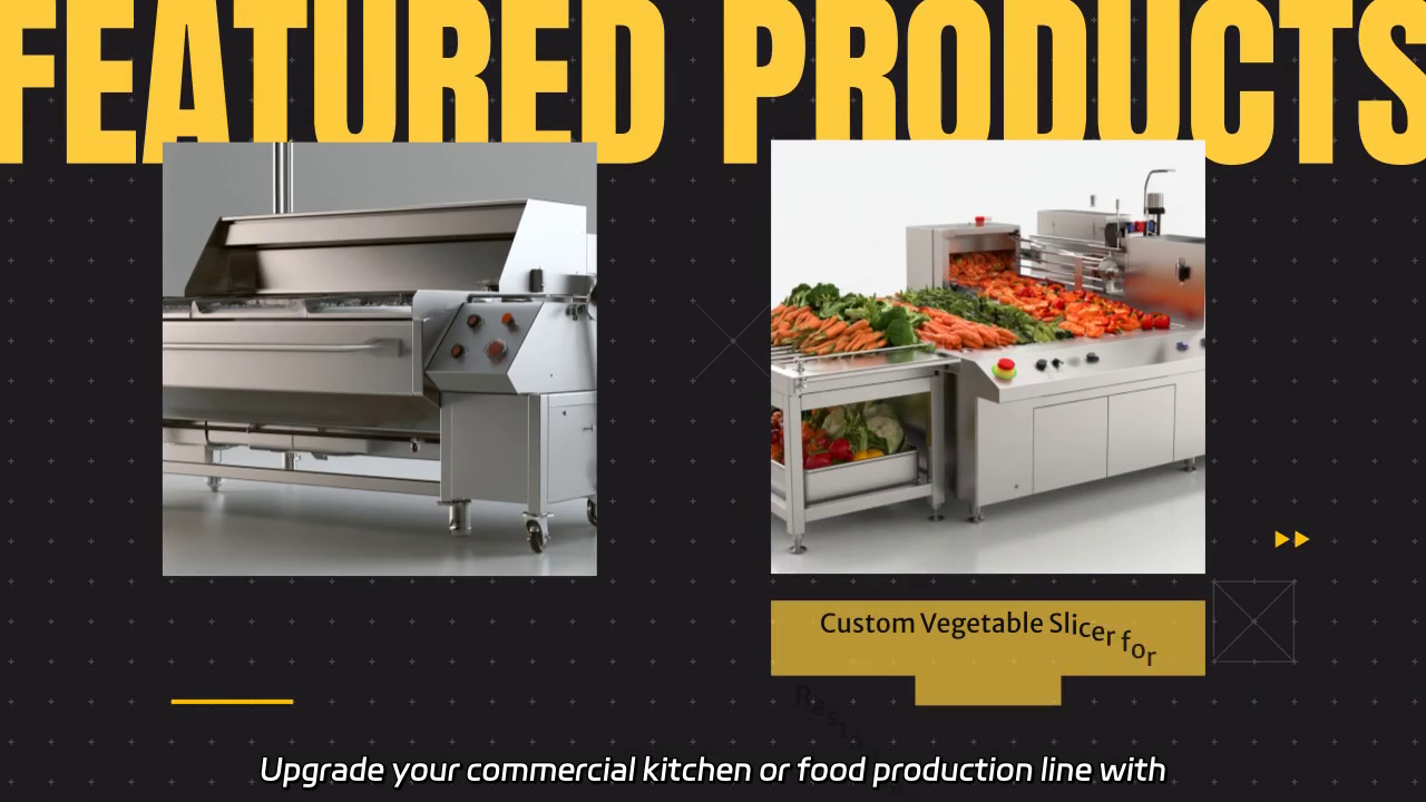 Custom Vegetable Slicer for Restaurants & Factories | Efficient Commercial Food Processing Solution