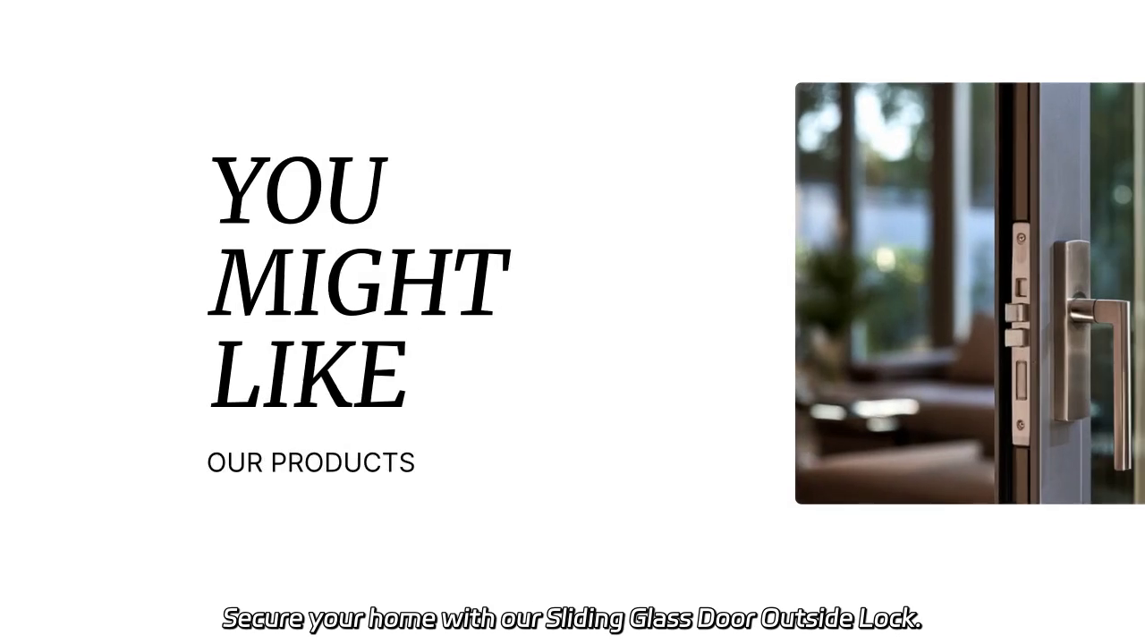 Sliding Glass Door Outside Lock - Secure Your Home