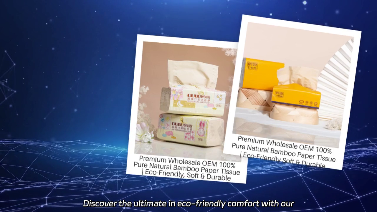 Premium Wholesale 100% Pure Bamboo Paper Tissue