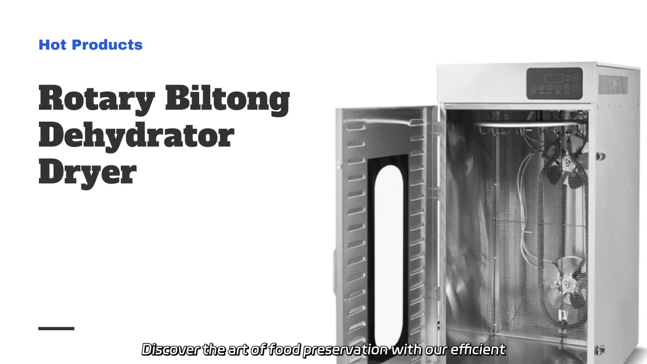 Efficient Food Drying with the Rotary Dehydrator