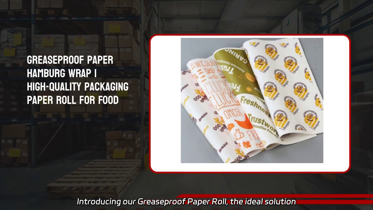 Greaseproof Paper Roll for Eco-Friendly Packaging Solutions