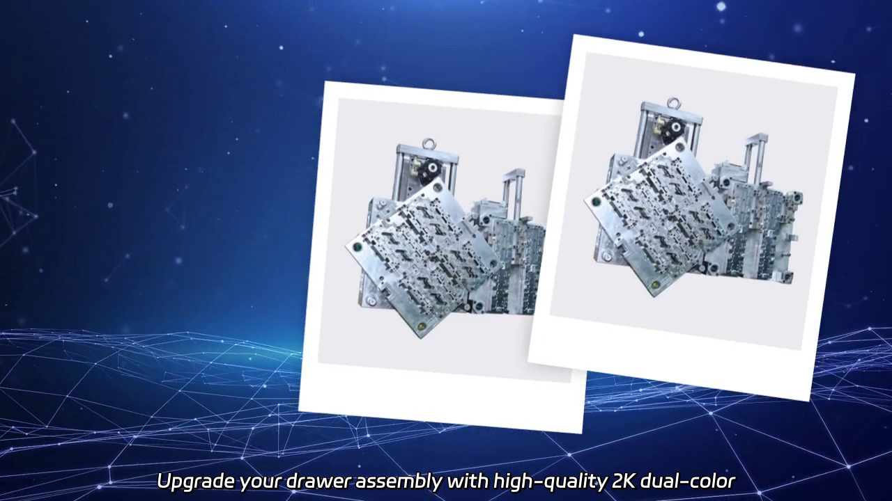 High-Quality 2K Dual-Color Drawer Mounting Clips