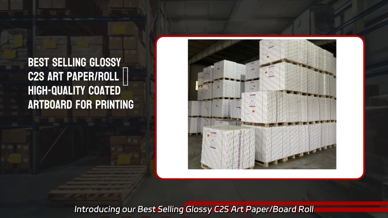Best Selling Glossy C2S Art Paper/Board Roll - Superior Quality