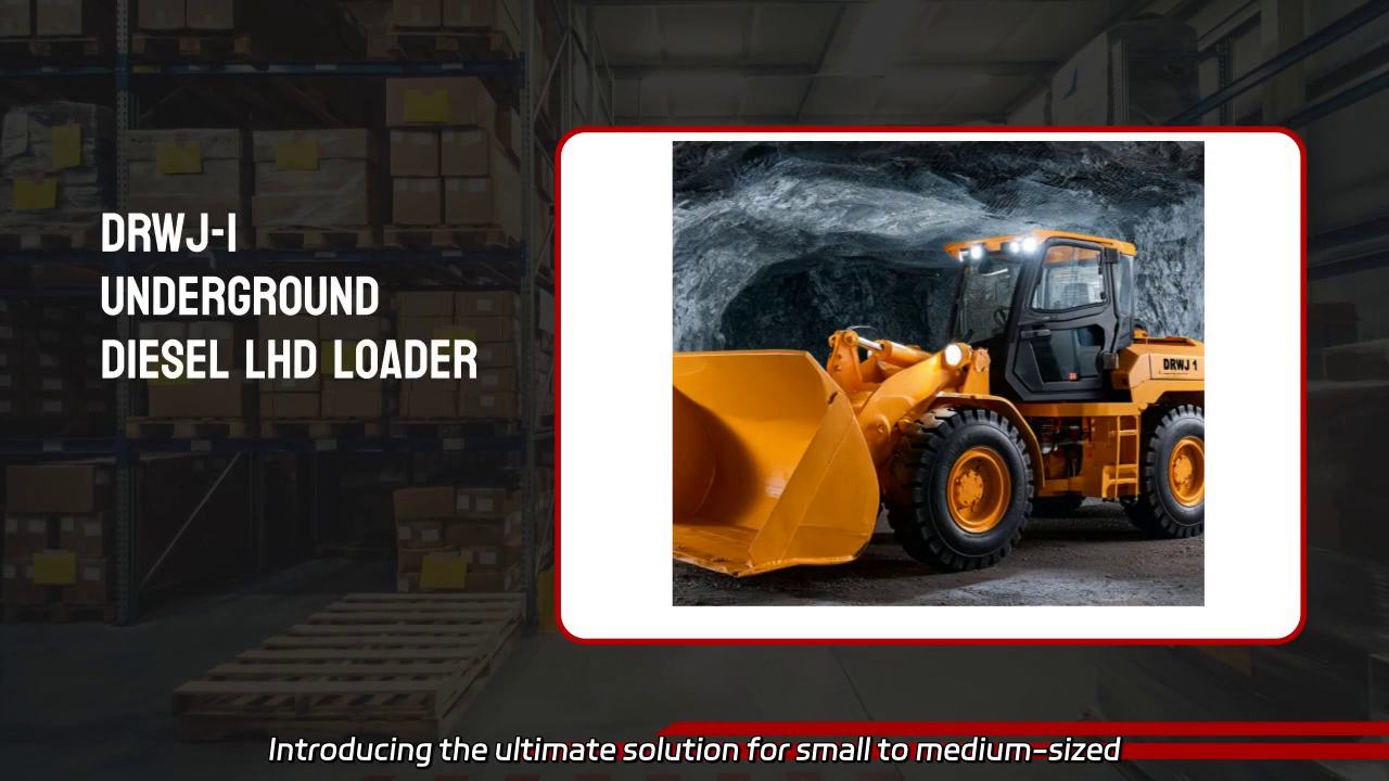 Introducing the DRWJ-1 Underground Diesel LHD Loader: Efficiency for Small Mining Operations