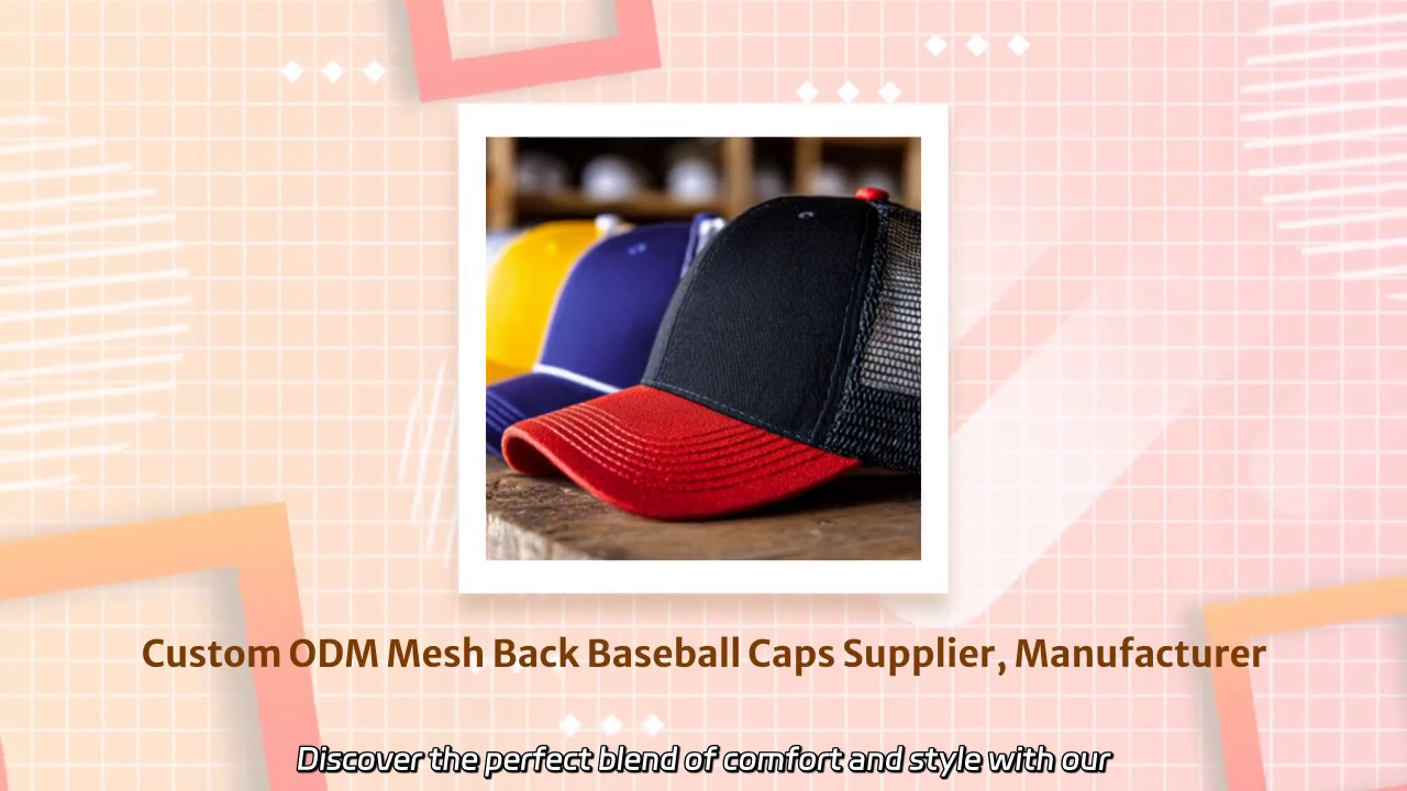 Custom ODM Mesh Back Baseball Caps – Quality Supplier & Manufacturer