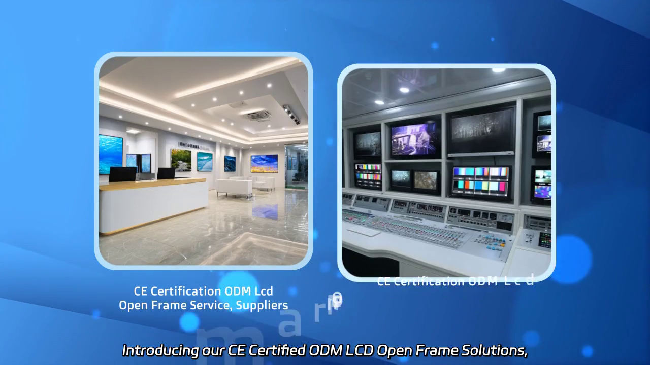 CE Certified ODM LCD Open Frame Solutions