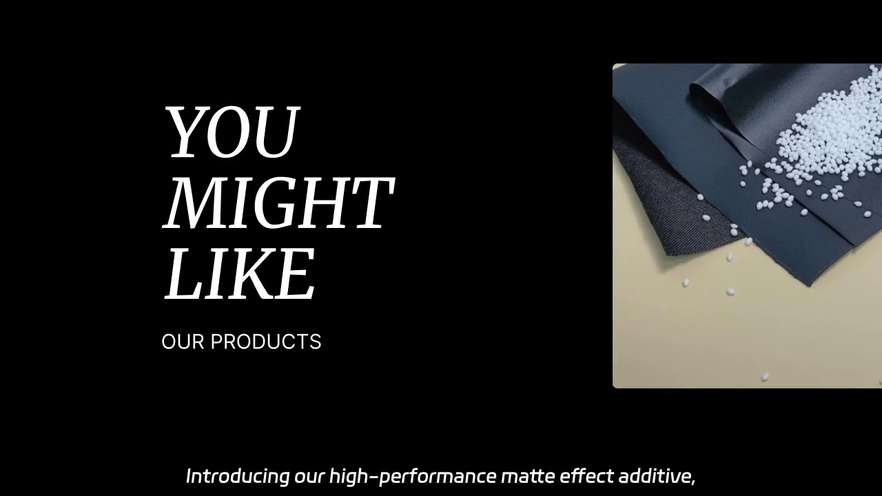 High-Performance Matte Effect Additive for TPU Films and Products