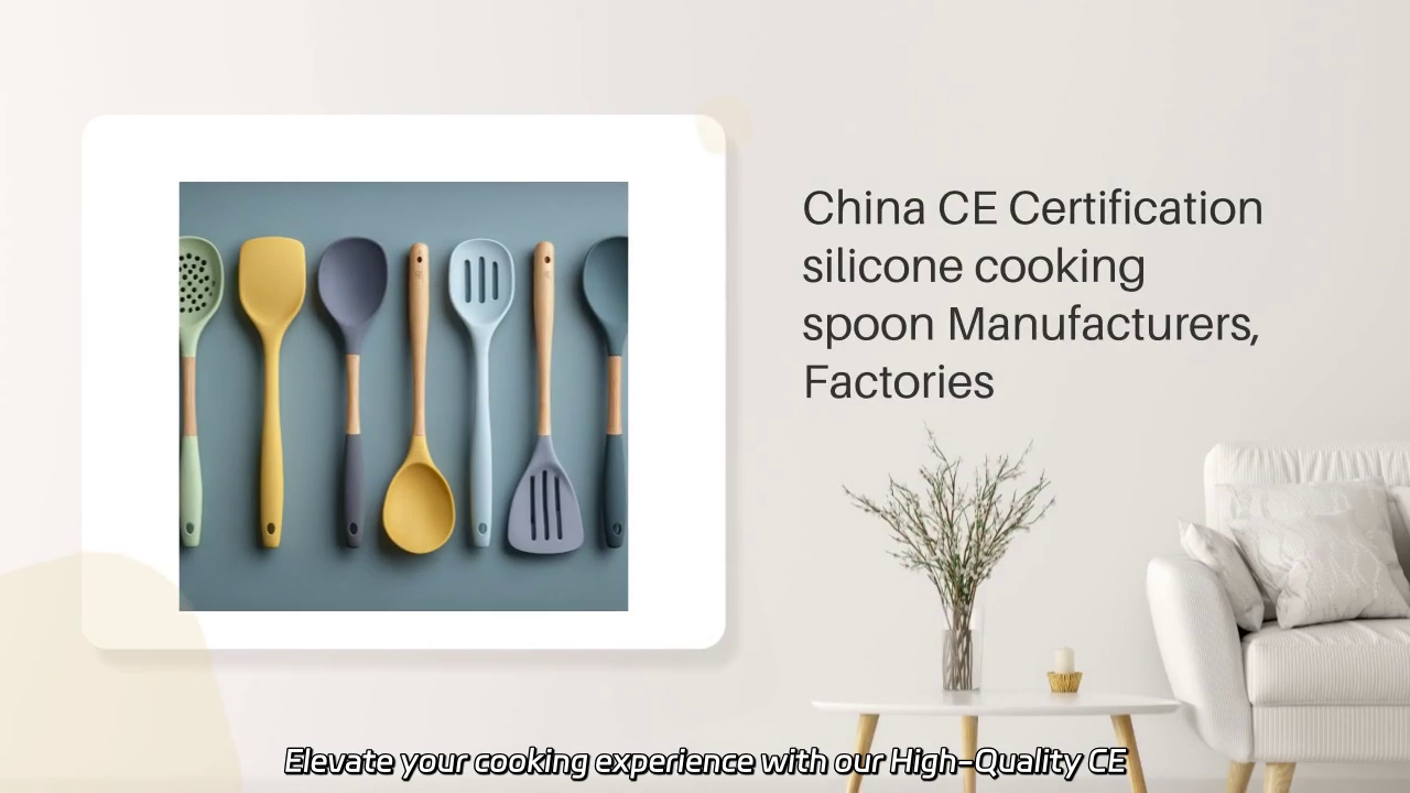 High-Quality CE Certified Silicone Cooking Spoon