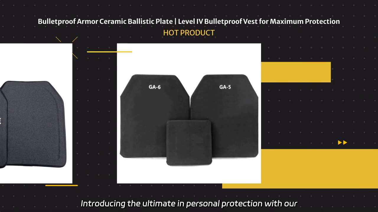 Bulletproof Armor: Level IV Ceramic Ballistic Plate for Maximum Protection