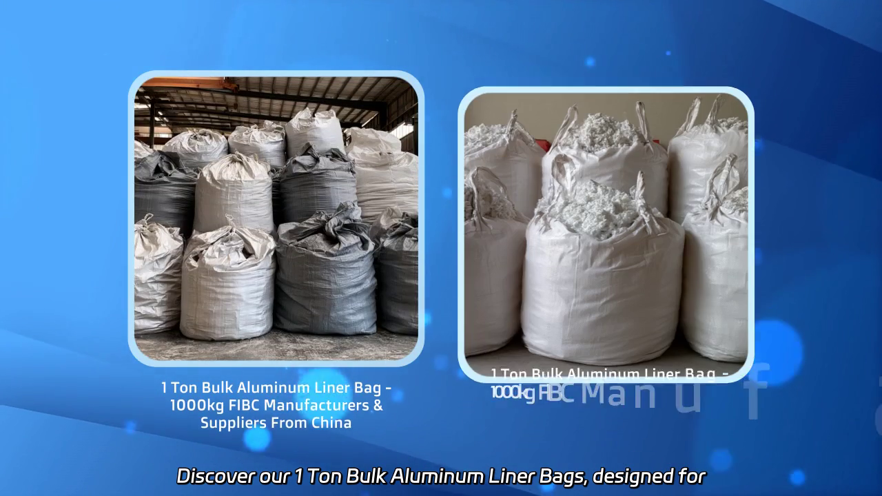 1 Ton Bulk Aluminum Liner Bag - Durable Packaging Solutions for Industrial Use