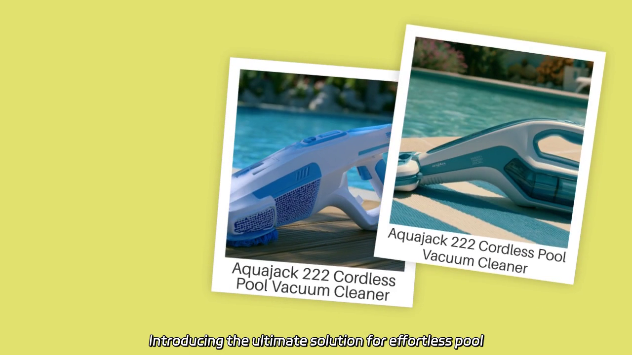 Effortless Pool Cleaning: Cordless Vacuum with Powerful Suction and Waste Storage