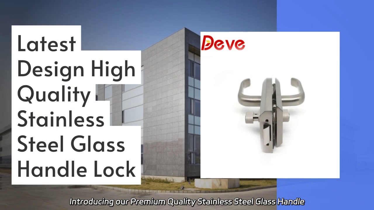 Premium Quality Stainless Steel Glass Handle Lock for Commercial Use