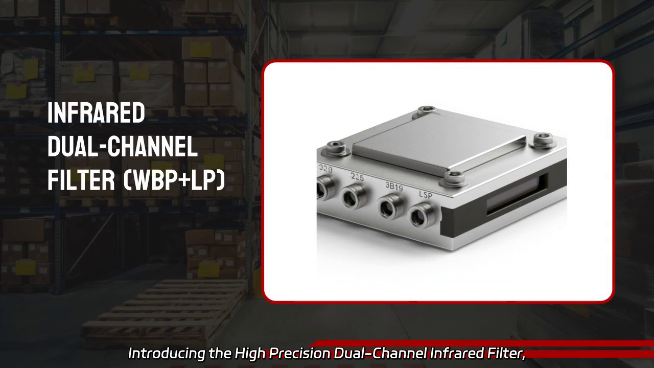 High Precision Dual-Channel Infrared Filter for Diverse Applications