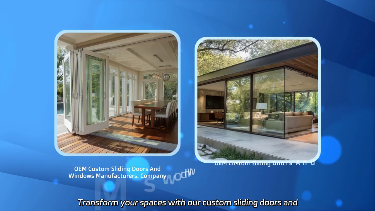 Custom Sliding Doors and Windows: Tailored Solutions for Every Space
