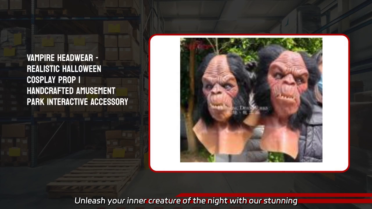 Immersive Vampire Headwear for Halloween and Live Performances