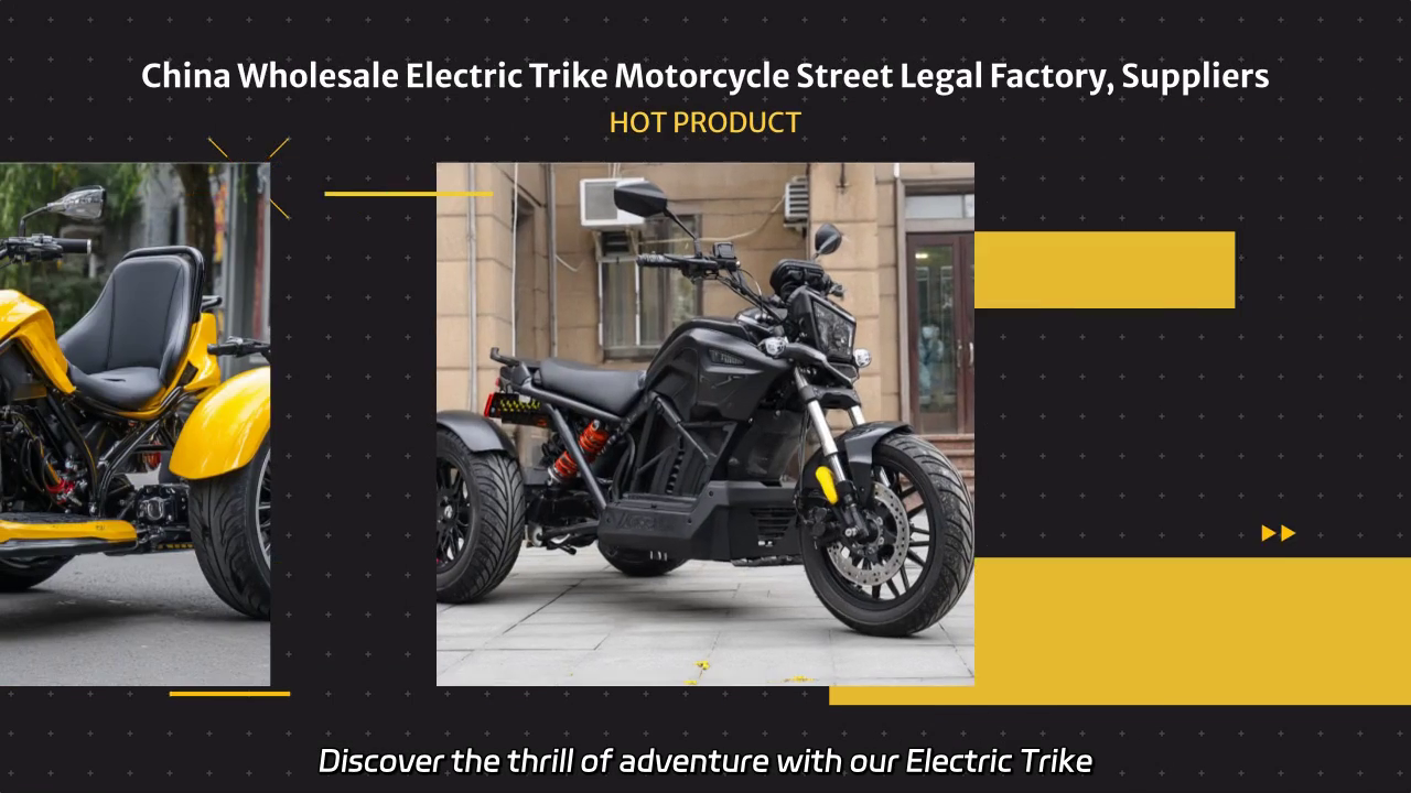 Electric Trike Motorcycle - Your Street Legal Adventure Awaits