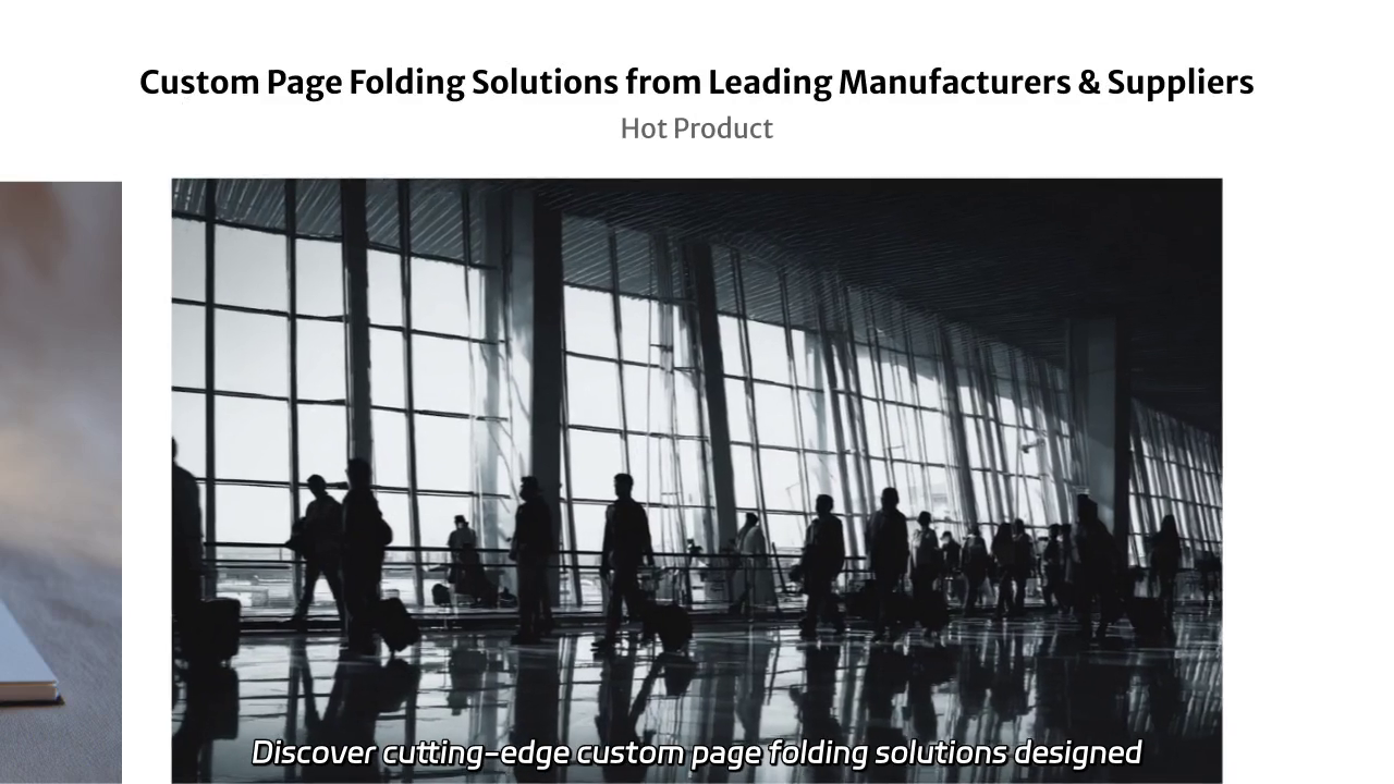 Innovative Custom Page Folding Solutions for Your Business Needs