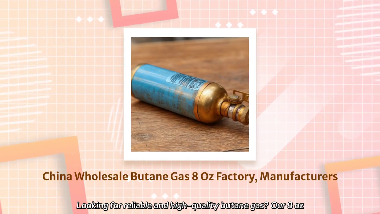 High-Quality Butane Gas 8 Oz Wholesale