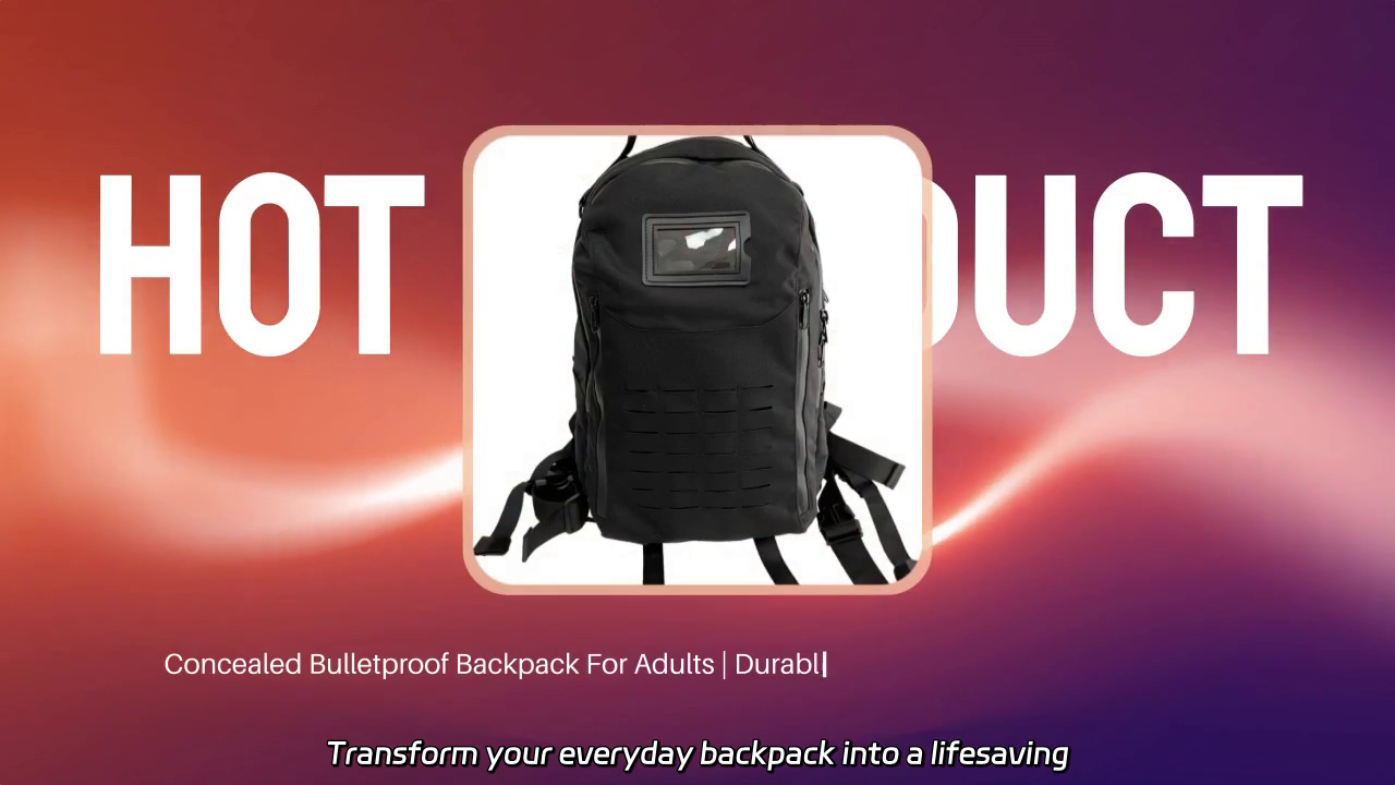Transform Your Backpack into a Bulletproof Vest in Just 1 Second