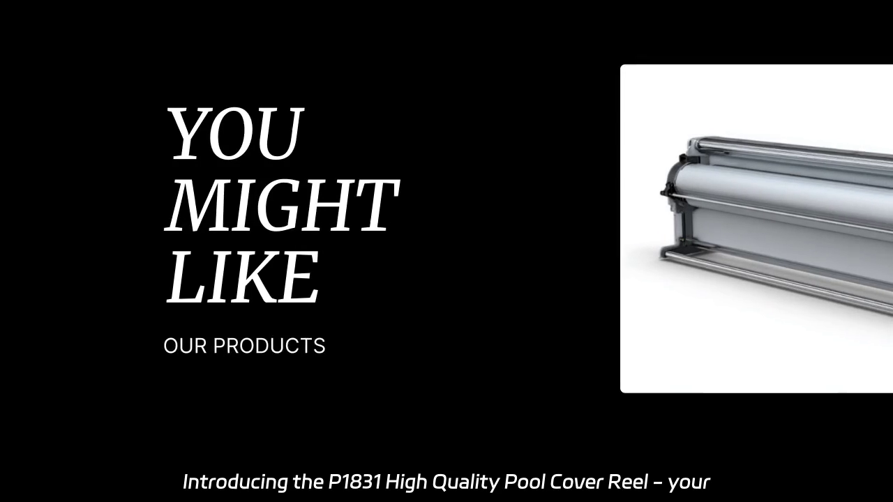 P1831 High Quality Pool Cover Reel: Protect Your Pool Effortlessly
