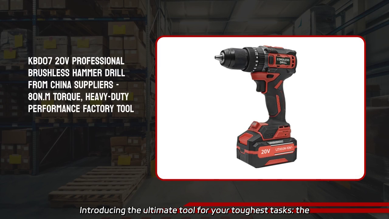 KBD07 20V Brushless Hammer Drill