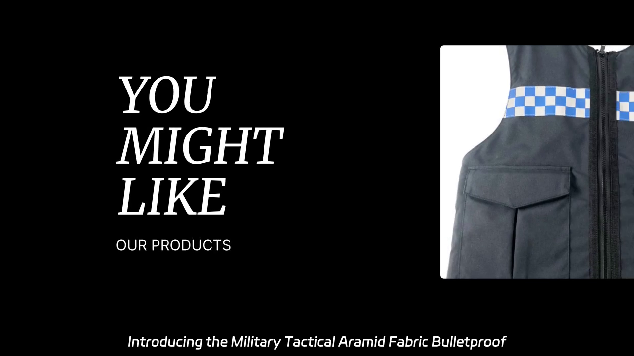 Military Tactical Aramid Fabric Bulletproof Vest