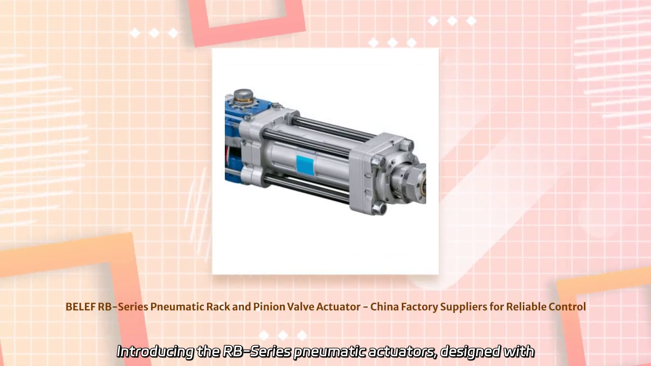Robust and Compact Pneumatic Rack and Pinion Valve Actuator