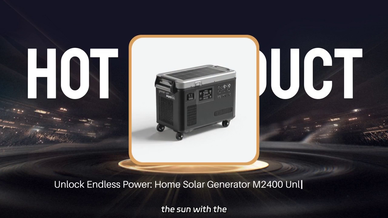 Unlock Endless Power: Home Solar Generator M2400