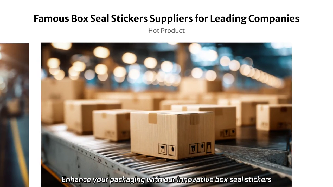 Innovative Box Seal Stickers for Your Business Needs