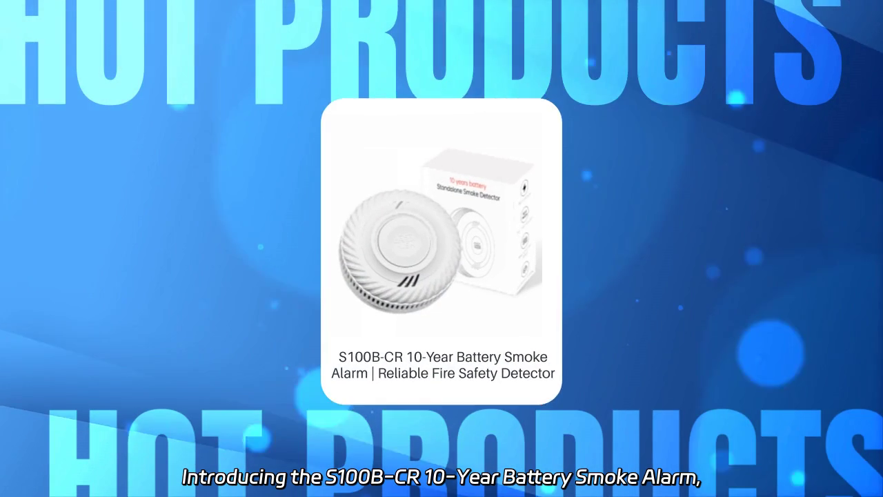 S100B-CR 10-Year Battery Smoke Alarm: Reliable Fire Detection for Residential Projects